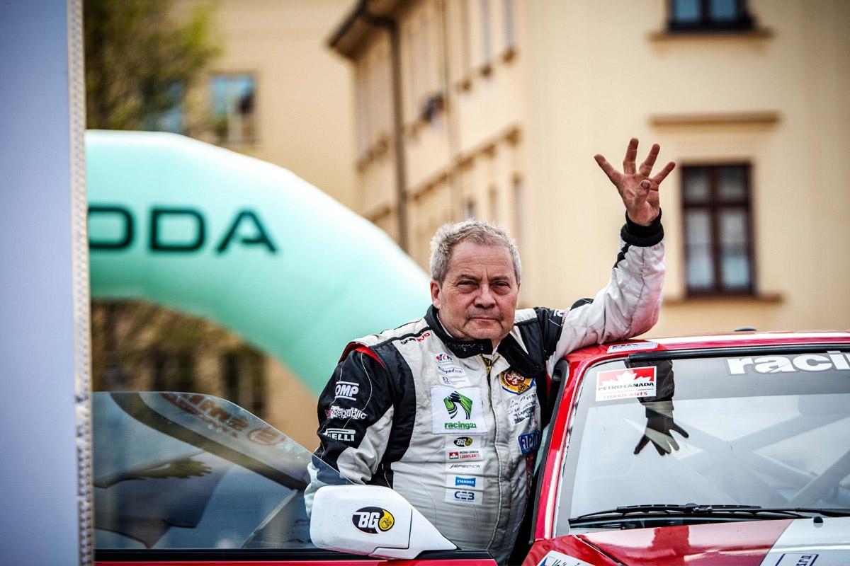 Na Elbu s navigátorem Vladimírem Zelinkou